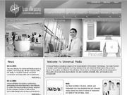 Верстка сайта компании "Universal Media"